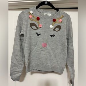 H&M girls holiday top. Size 12/14.